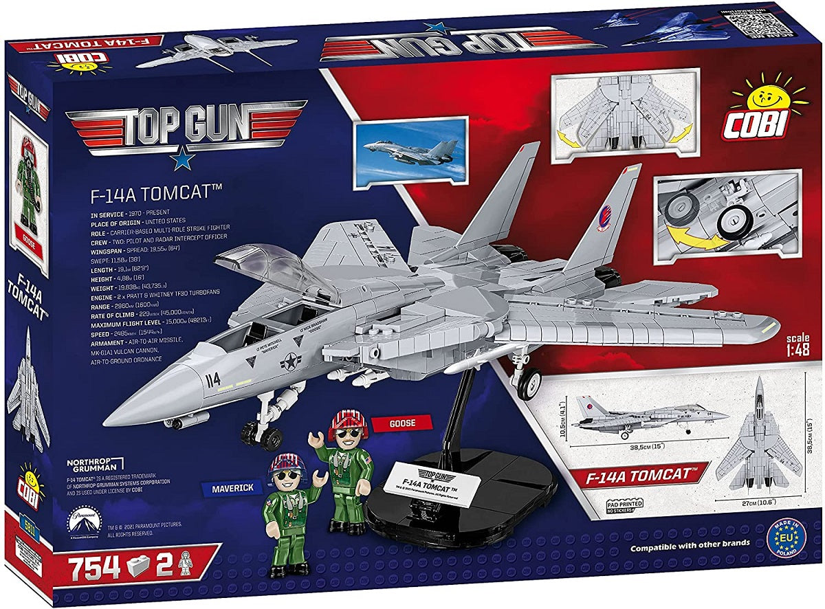 COBI TOP GUN F-14 Tomcat 754kl /2fig 5811A