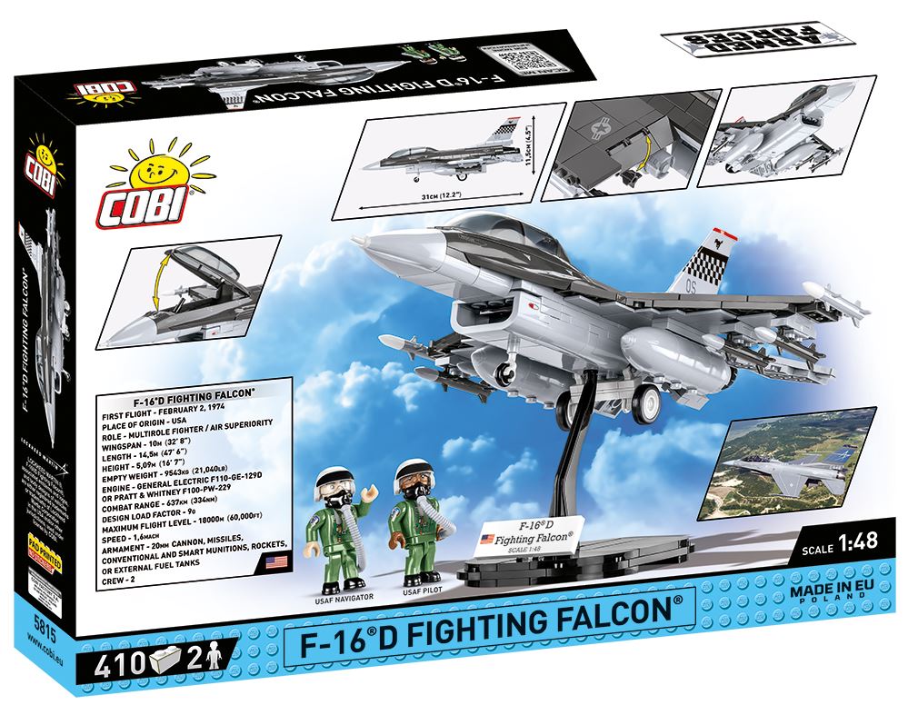 COBI ARMED FORCES F-16D Fich.Falcon 410kl 5815