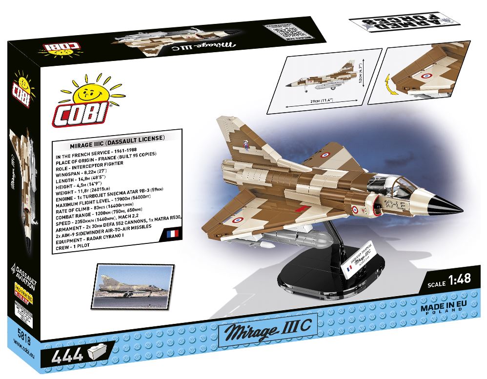COBI ARMED FORCES Mirage IIIC 444kl 5818
