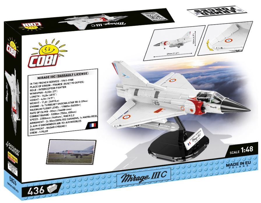 COBI ARMED FORCES Mirage IIIC 436kl 5826