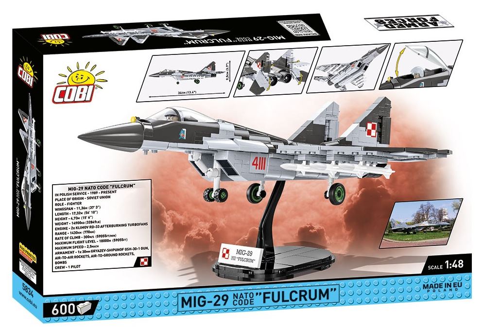 COBI ARMEDFORCES Mig-29 NATO Fulcrum 600 5834