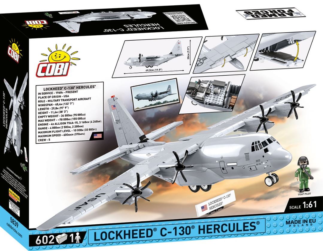 COBI ARMED FORCES Lockheed C-130J Hercules 5839
