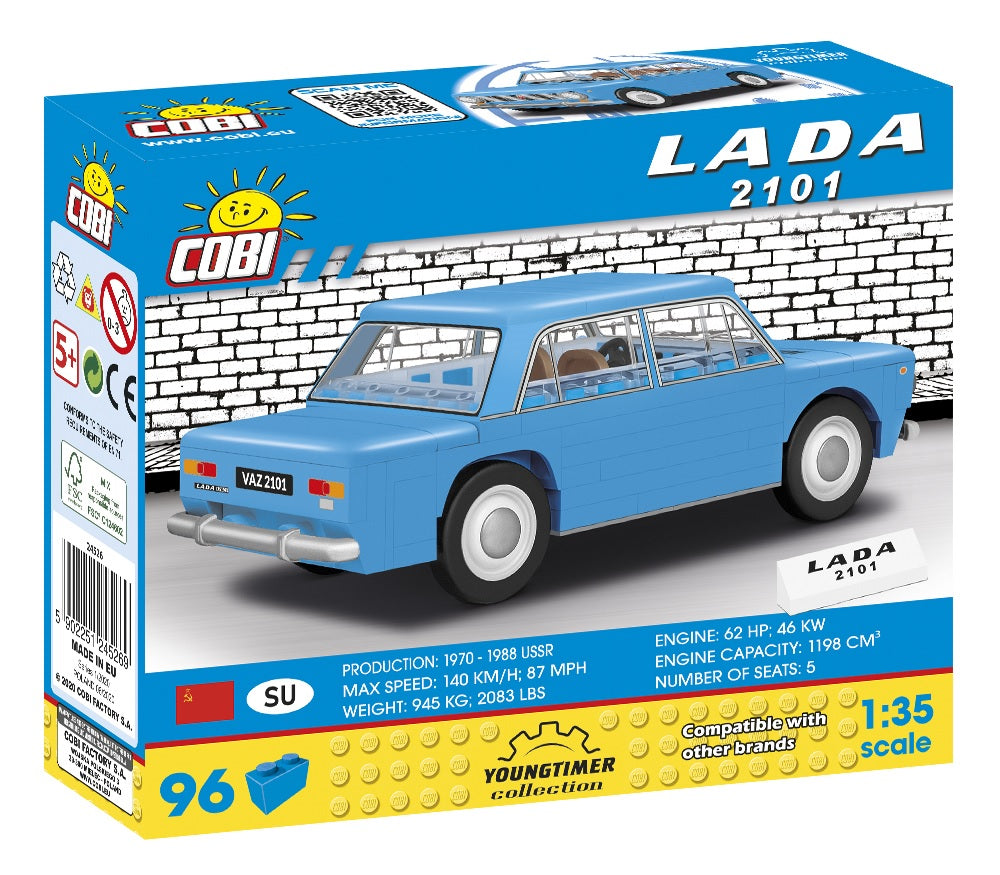 COBI CARS Youngtimer Łada 2101 96kl 24526