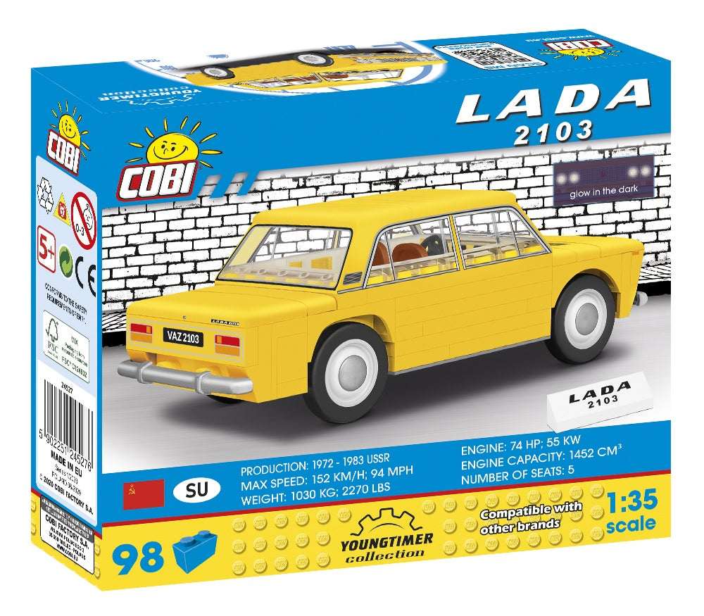 COBI CARS Youngtimer Łada 2103 98kl 24527