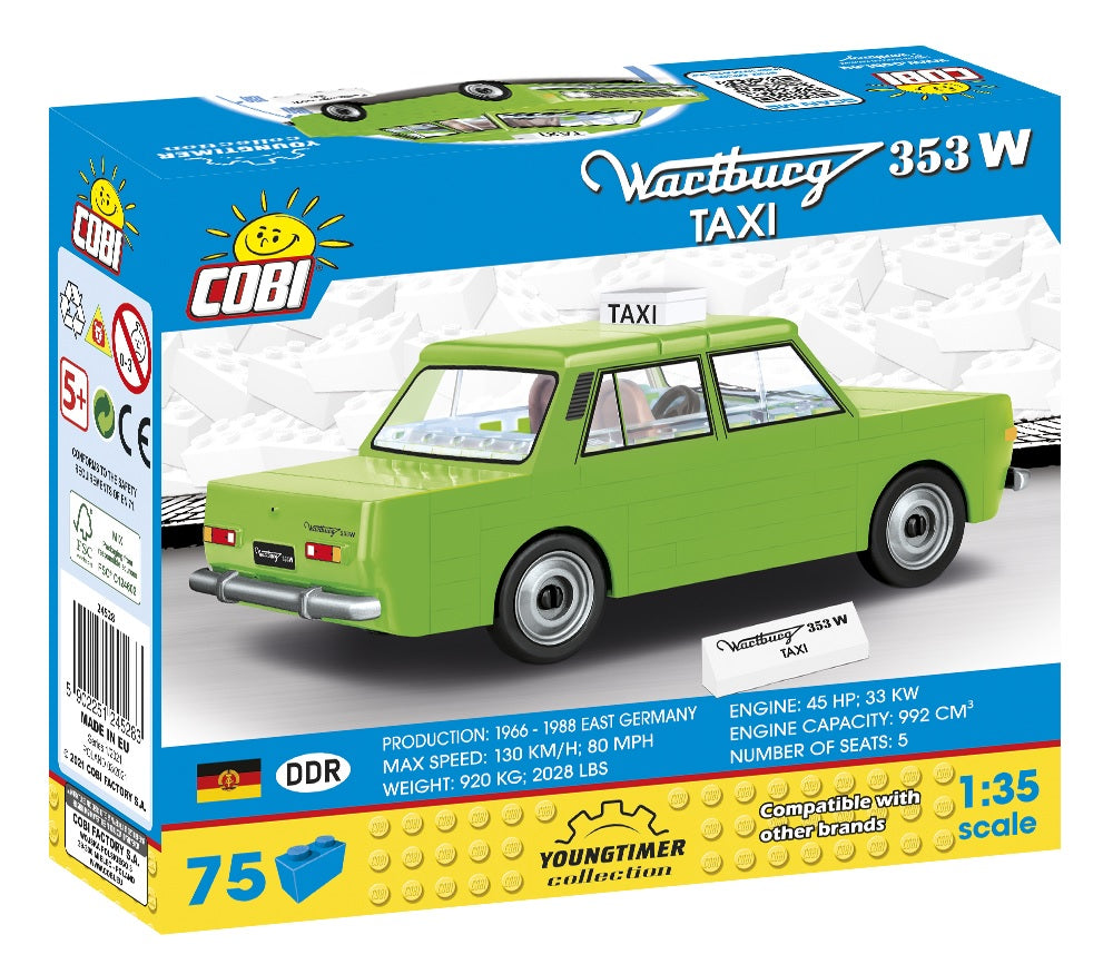COBI Youngtimer Wartburg 353W Taxi 75kl 24528
