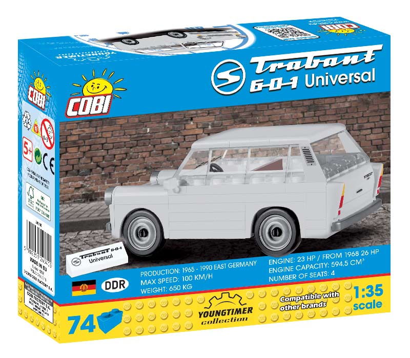 COBI CARS Trabant 601 Universal 74kl 24540