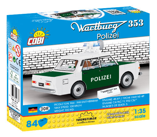 COBI CARS Wartburg 353 Polizei 84kl 24558