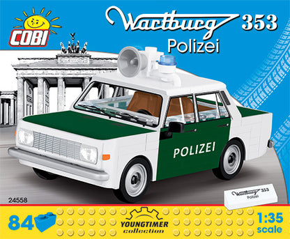 COBI CARS Wartburg 353 Polizei 84kl 24558
