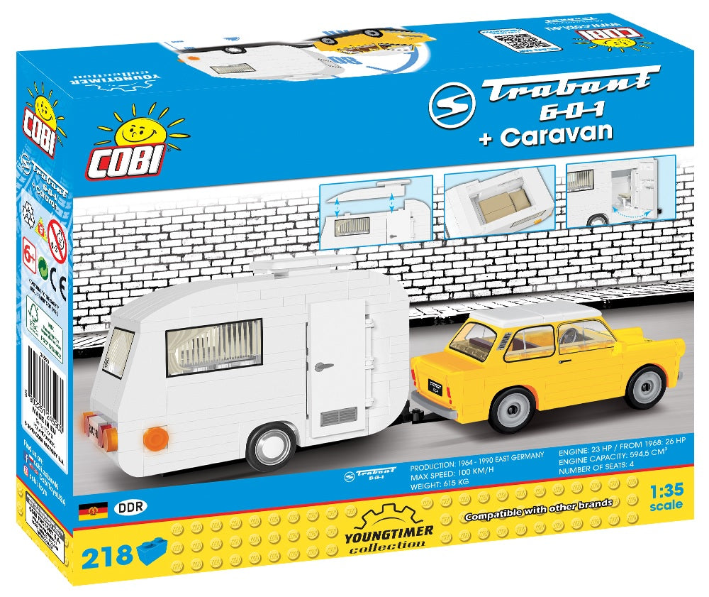 COBI CARS Trabant 601+Caravan 223kl 24590