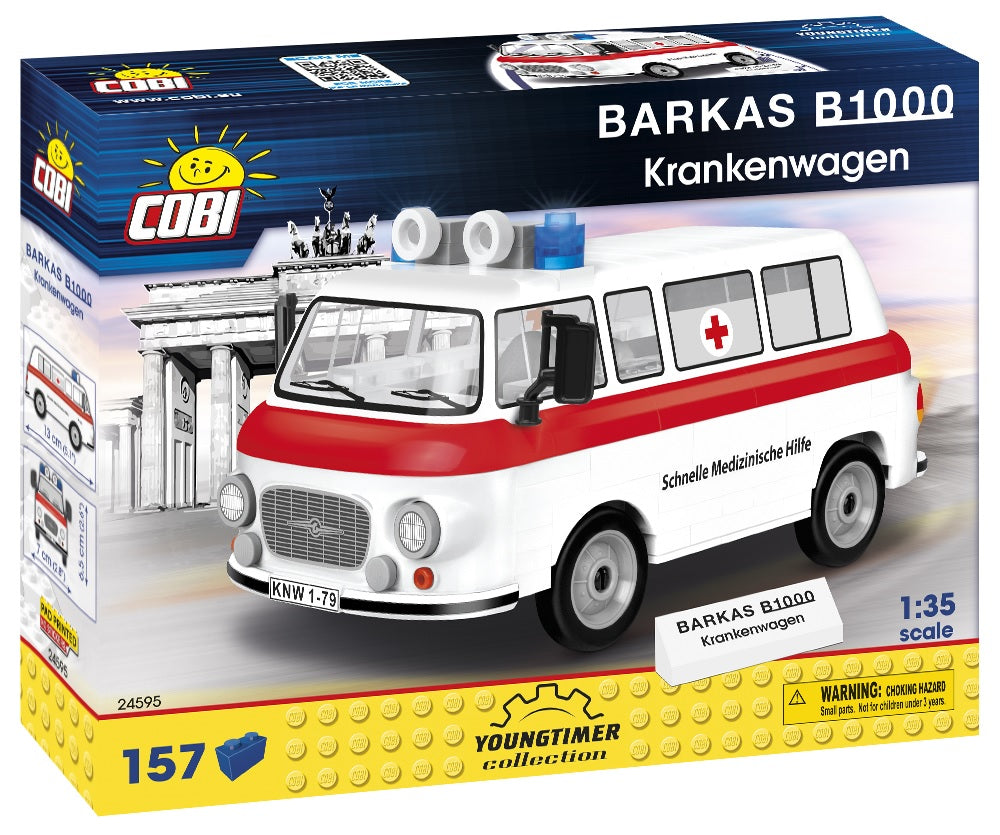 COBI CARS Barkas B1000 Karetka 157kl 24595