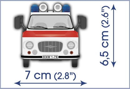 COBI CARS Barkas B1000 Karetka 157kl 24595