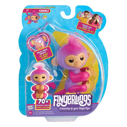 COBI FINGERLINKS małpka fioletowa Charlie 3117