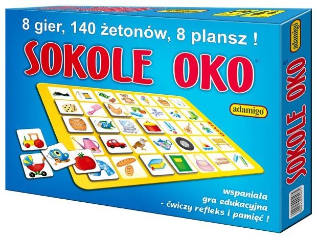 Sokole oko gra edukacyjna 8 plansz