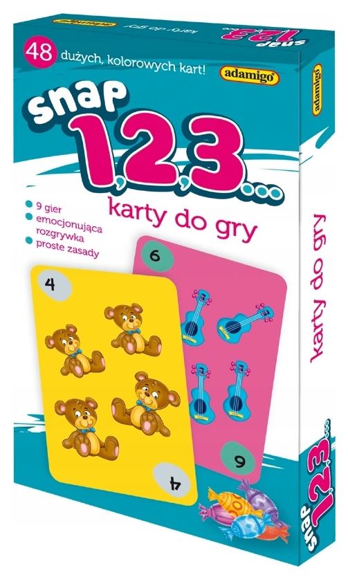 Snap 1,2,3. - karty do gry 06250