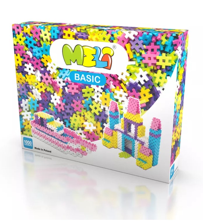 Klocki Meli Basic Pink 1000szt 50031 90126