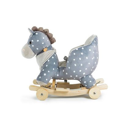 Kinderkraft Konik n/biegun+jeździk Grey 08134