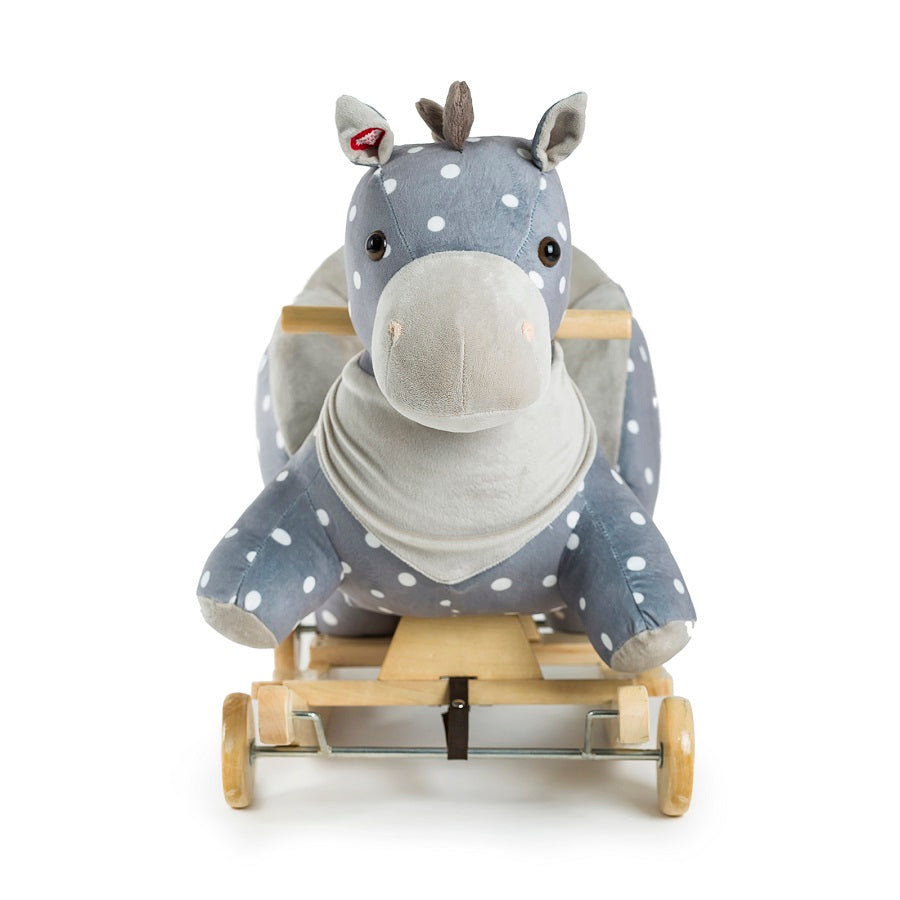 Kinderkraft Konik n/biegun+jeździk Grey 08134