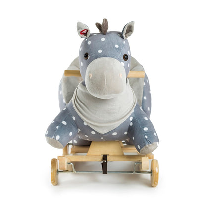 Kinderkraft Konik n/biegun+jeździk Grey 08134