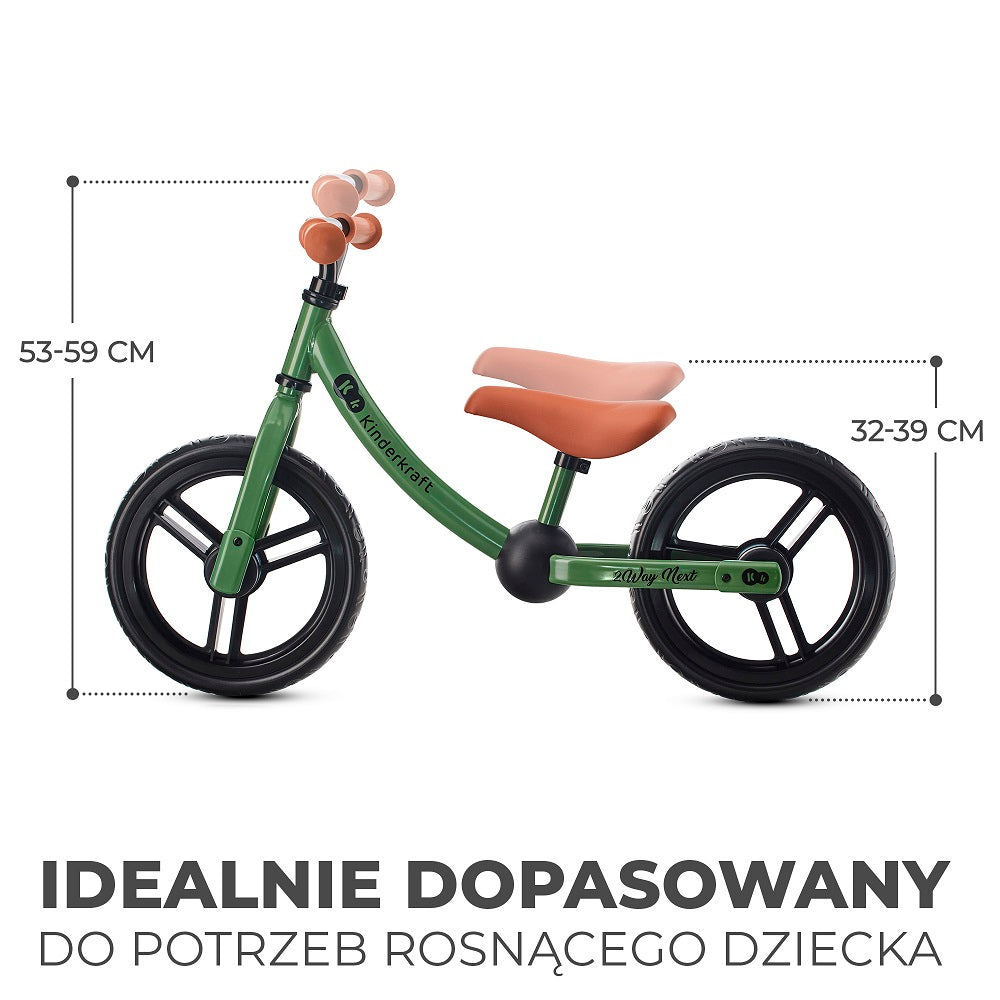 Kinderkraft Rowerek bieg2Way LightGreen 22253