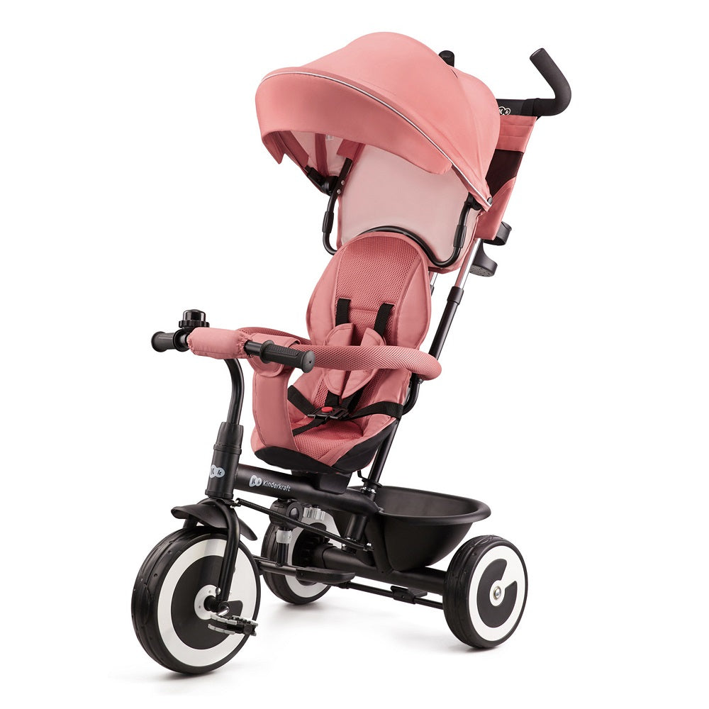 Kinderkraft Rowerek 3koł Aston RosePink 22369
