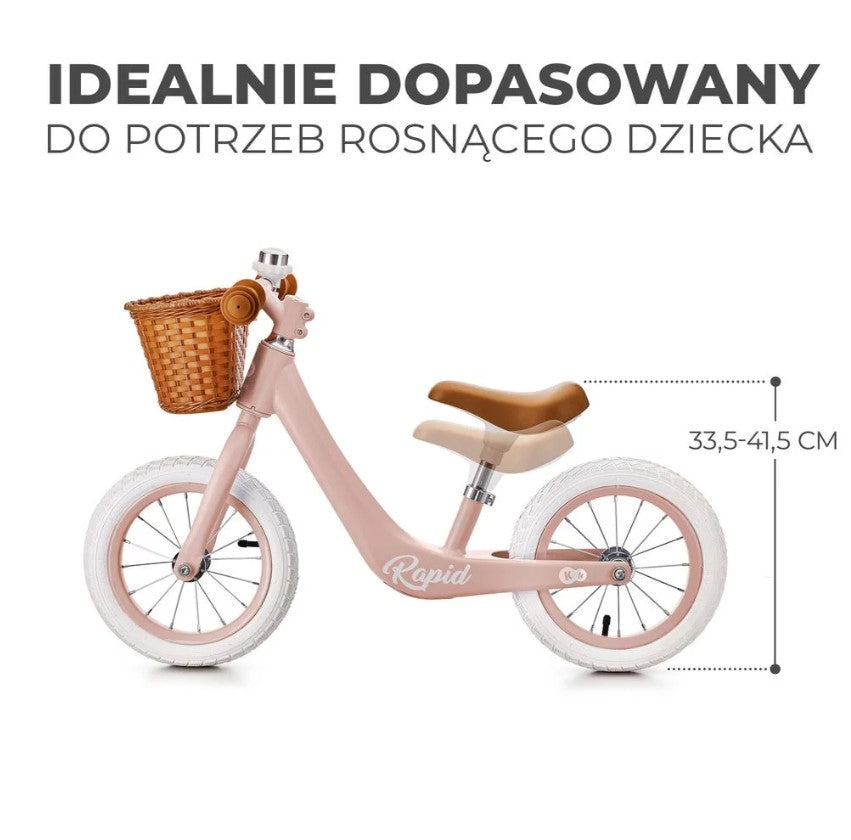 Kinderkraft rowerek biegowy Rapid pink 22963