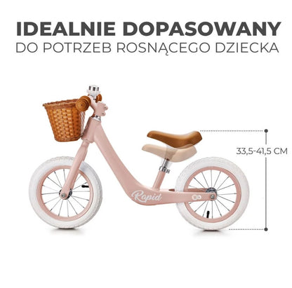 Kinderkraft rowerek biegowy Rapid pink 22963