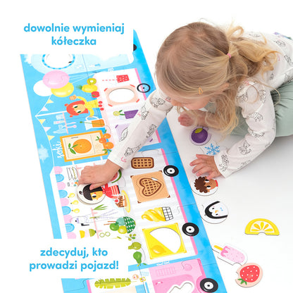 CzuCzu Puzzle z dziurką Lody! Lody! 2+