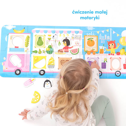 CzuCzu Puzzle z dziurką Lody! Lody! 2+