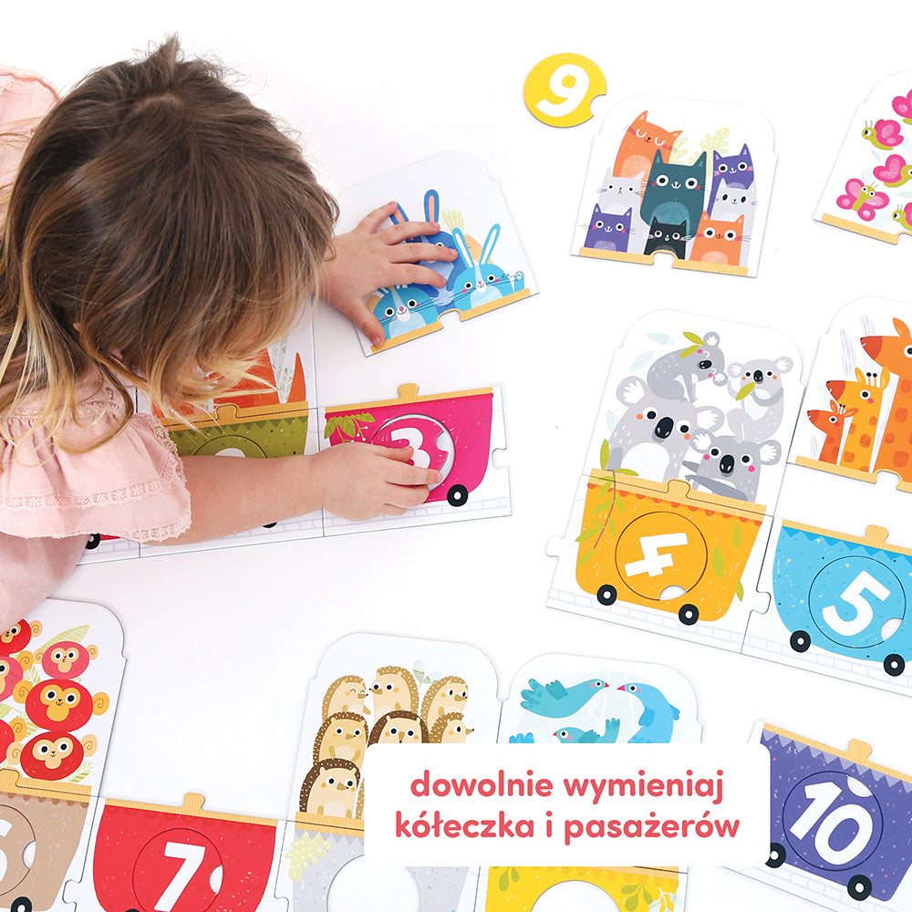 CzuCzu Puzzle/dziur Pociąg do liczenia 90753