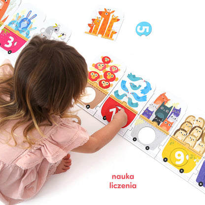 CzuCzu Puzzle/dziur Pociąg do liczenia 90753