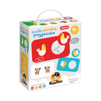 CzuCzu Puzzle z dziurką Przyjaciele 15m+ 90791