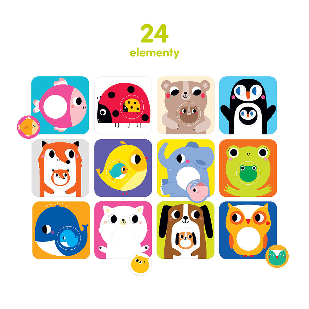 CzuCzu Puzzle z dziurką Maluchy 18m+ 90807