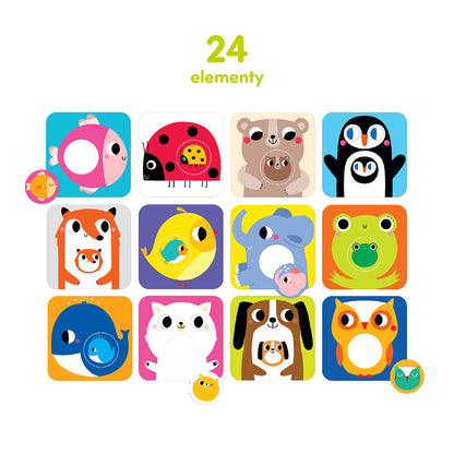 CzuCzu Puzzle z dziurką Maluchy 18m+ 90807