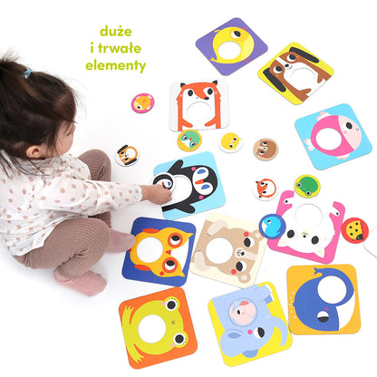 CzuCzu Puzzle z dziurką Maluchy 18m+ 90807