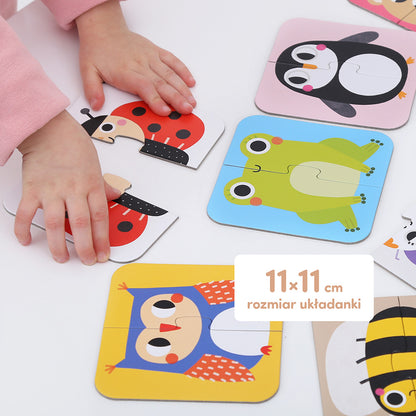 Układam połówki zwierzątka 18 m+