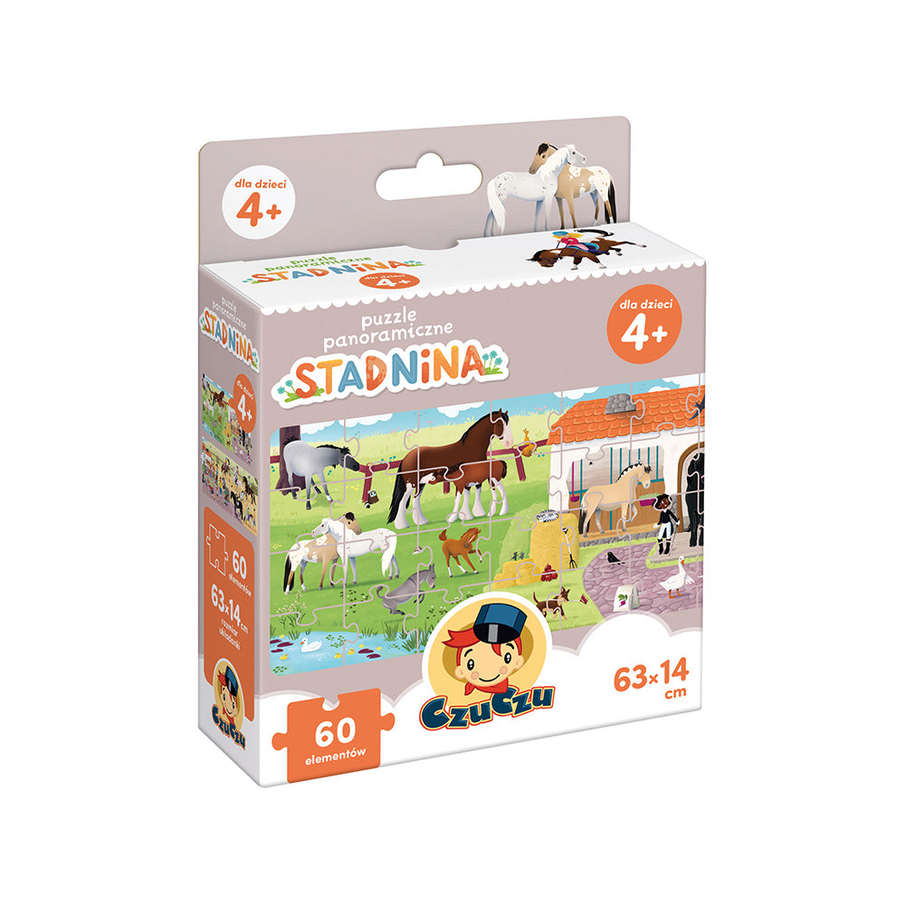CzuCzu Puzzle panoramiczne Stadnina 91316