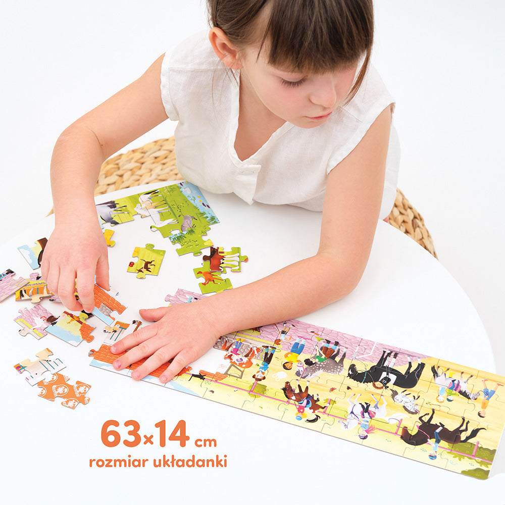 CzuCzu Puzzle panoramiczne Stadnina 91316