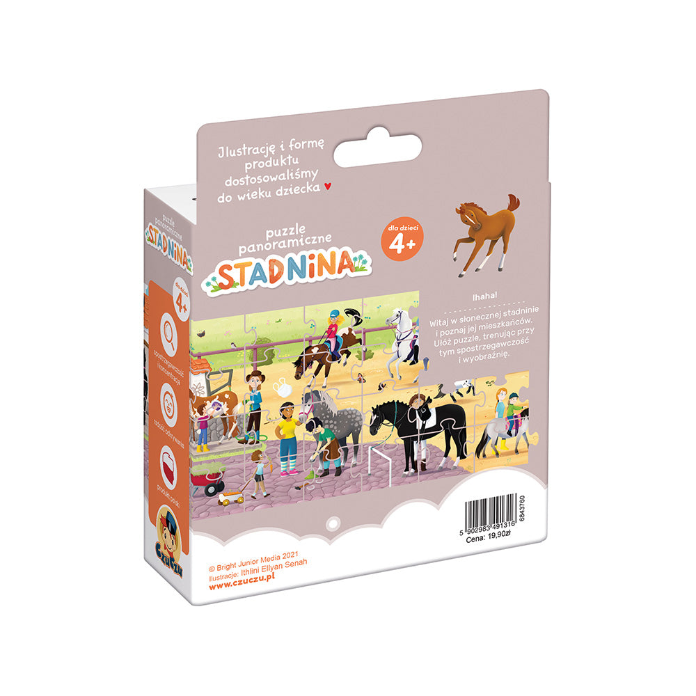 CzuCzu Puzzle panoramiczne Stadnina 91316