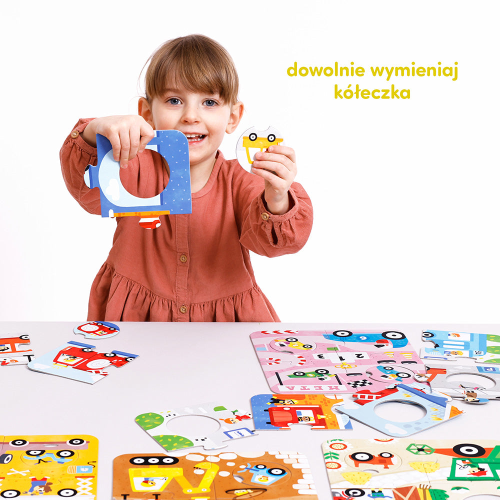 CzuCzu Układanki z dziurką Pojazdy 91699