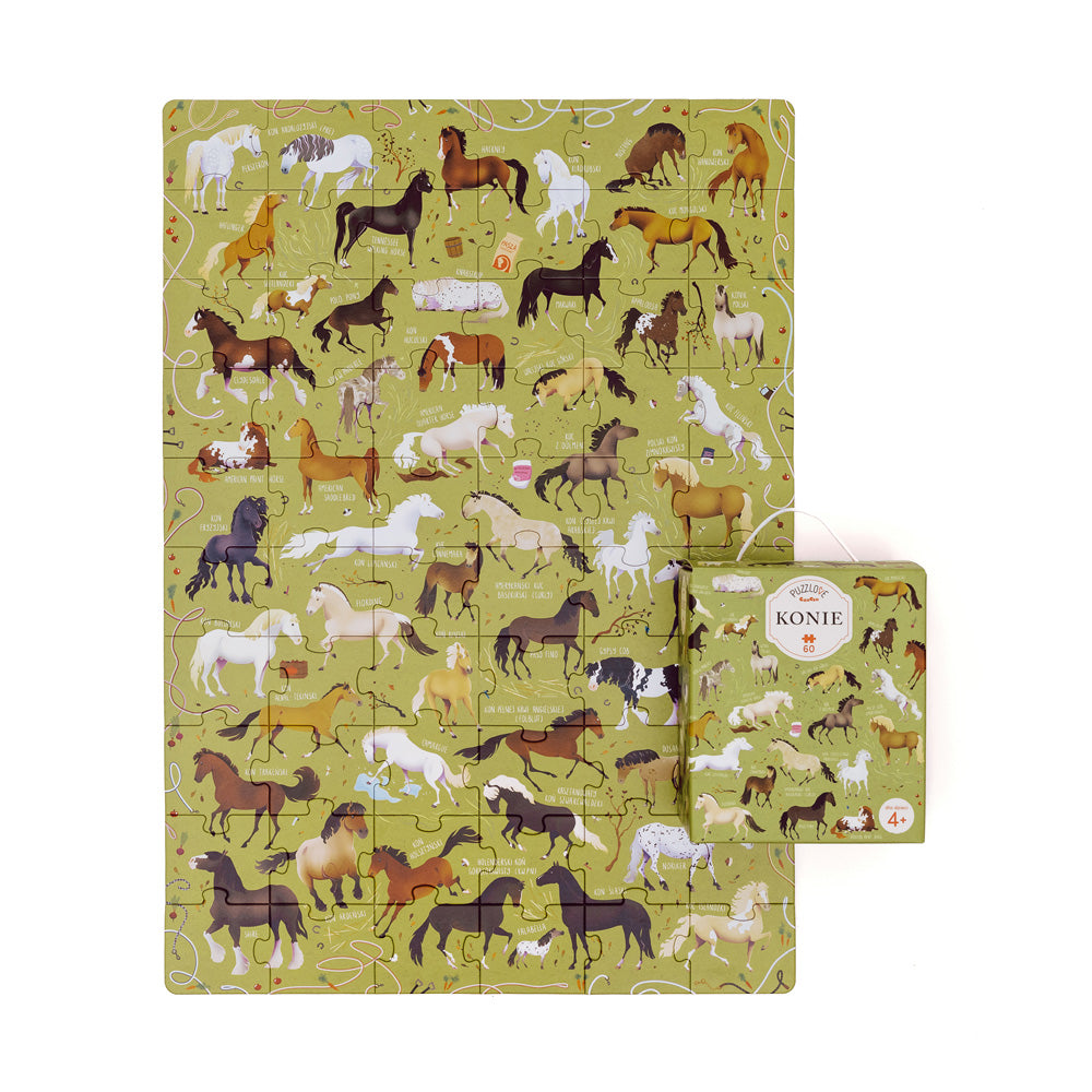 CzuCzu Puzzlove Konie 60el 91729