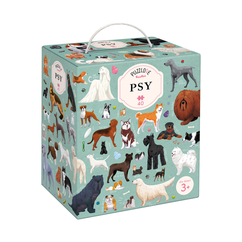 Puzzlove psy 40 elementów 3+