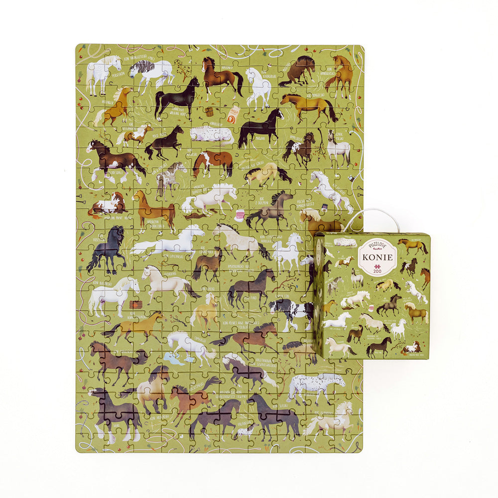CzuCzu Puzzlove Konie 200el 91804