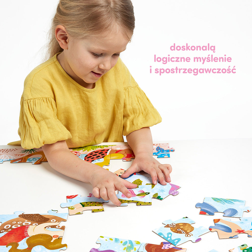 CzuCzu Magiczne puzzle Syrenki 4+