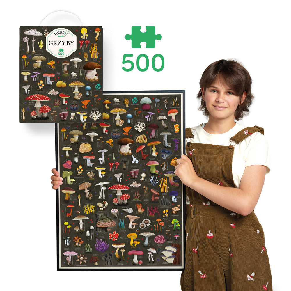 CzuCzu Puzzlove Grzyby 500el  92511