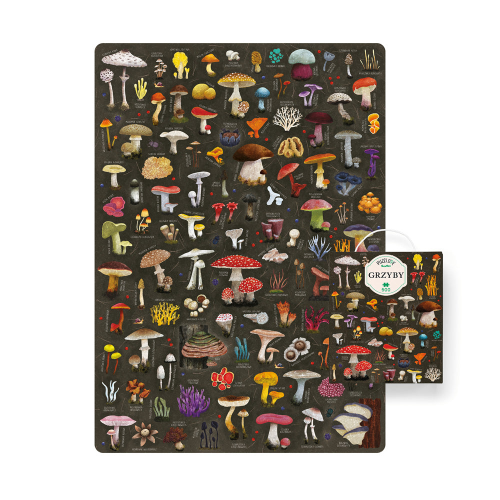 CzuCzu Puzzlove Grzyby 500el  92511