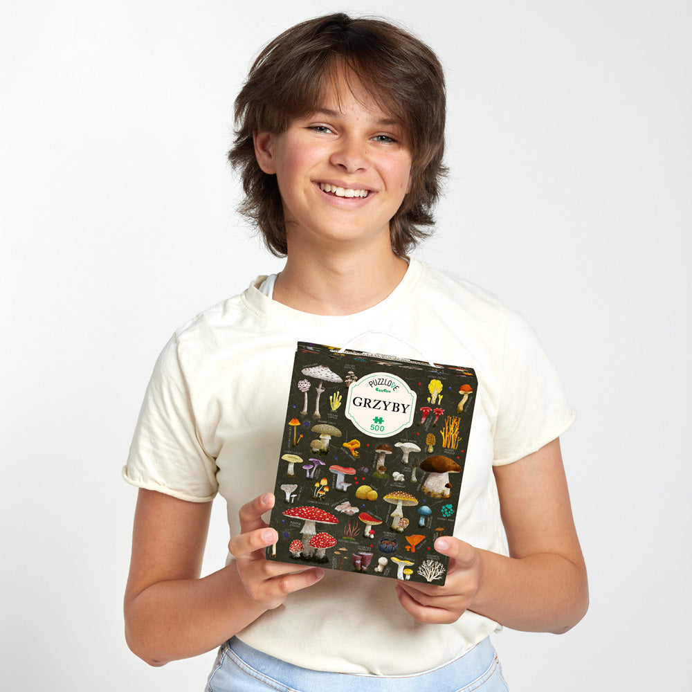 CzuCzu Puzzlove Grzyby 500el  92511