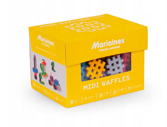 Klocki wafle midi 150 elementów