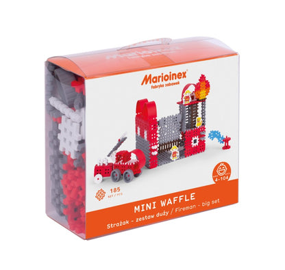 Klocki wafle mini Strażak duży 03803