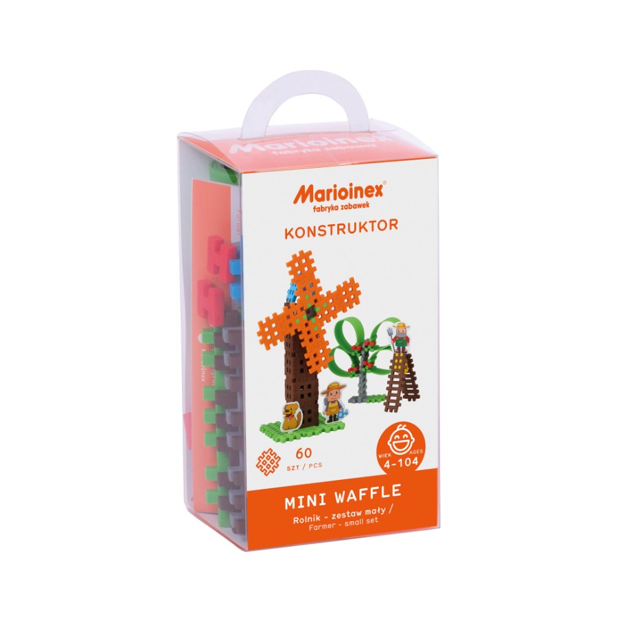 Klocki wafle mini Rolnik mały 03810