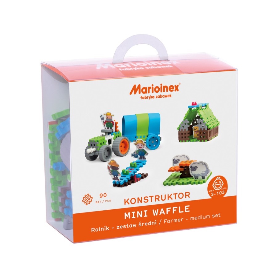 Klocki wafle mini Rolnik średni 03827